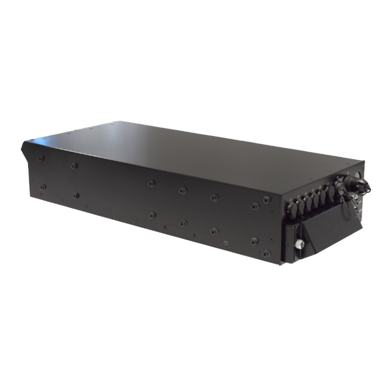 MilDef T2000 Series compact rugged server with front MIL interface