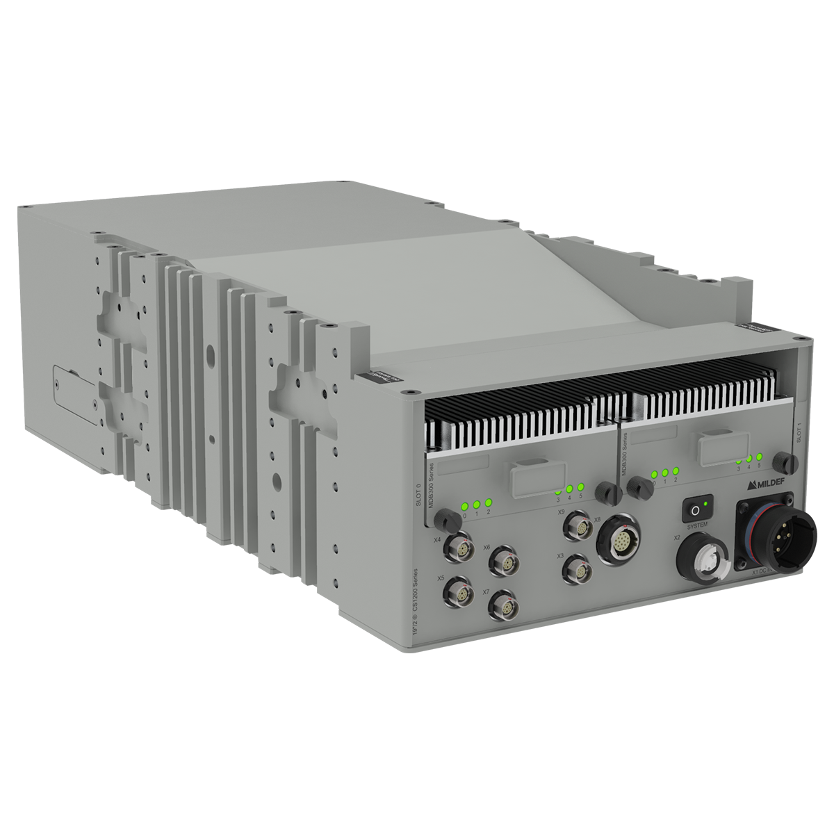 MilDef CS1200 small form factor rugged computer for tactical edge computing