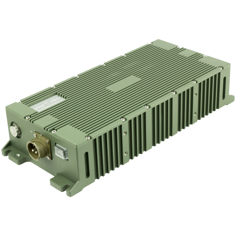MilDef Inversis 1000 rugged DC/AC sine wave inverter for 24 VDC defense power systems