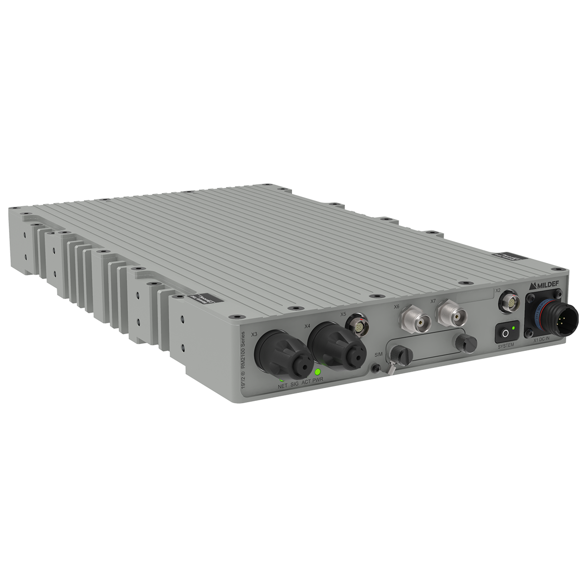 MilDef RM2100 Series rugged Cisco router in compact 19”/2® form factor